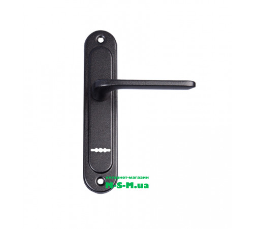 Ручка на планке Арико 77 Roboquattro сувальдная черная