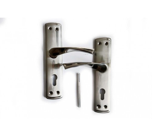 Ручка на планке под цилиндр Partner 85мм АВ