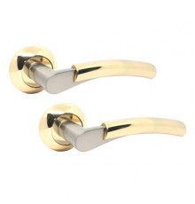 Ручки на розетці KEDR R10.021-AL SN/PB