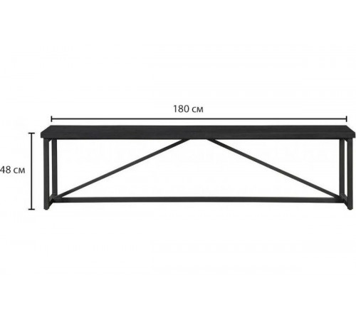 Лавка Aurelle Home Reclaimed від MSMLOFT — масивний комфорт у стилі лофт