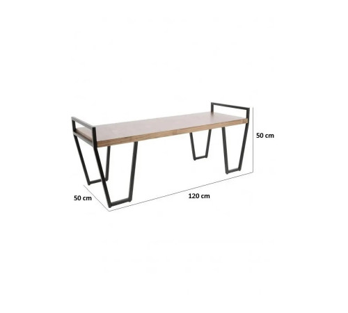 Скамья в стиле MSMLOFT