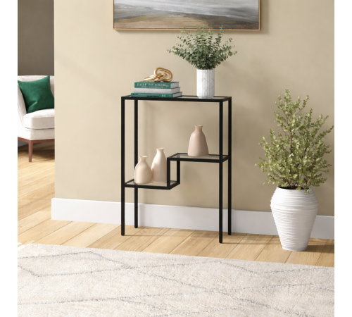 Стеклянный консольный стол Braydee