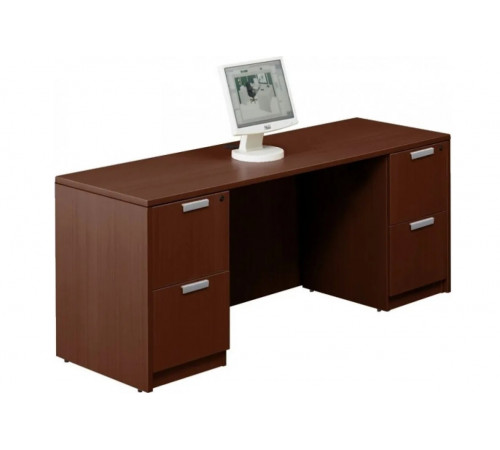 Стіл Credenza — сучасний письмовий стіл з подві́йною підставкою (MSMLOFT)