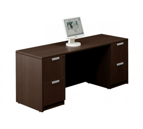 Стіл Credenza — сучасний письмовий стіл з подві́йною підставкою (MSMLOFT)
