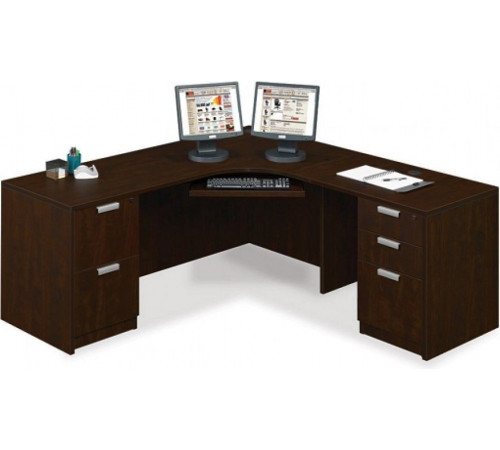 Современный угловой L‑образный стол