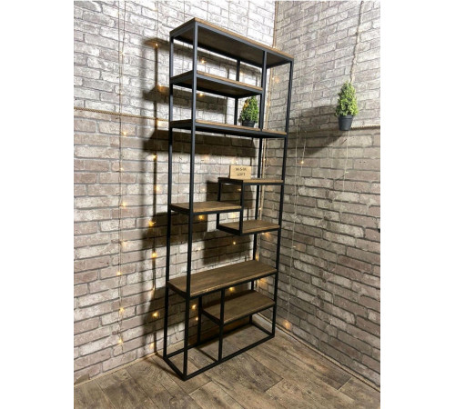 Стеллаж 200×100×30 см MSM — высокий стеллаж с надежным металлическим каркасом