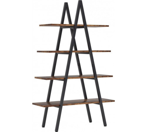 Стелаж 4-ярусний А-подібної форми — просторий та стильний елемент в стилі лофт