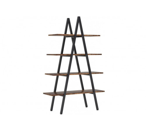 Стеллаж 4-ярусный А-образной формы – просторный и стильный элемент в стиле лофт