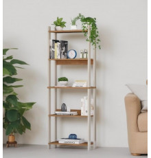 Стелаж 5 полицями, дуб сонома