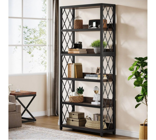 Стеллаж 5-ярусный с открытыми полками, 172×80×30 см