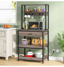 Стелаж 5-ярусний з ящиком та полицями