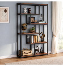 Стеллаж 6-ти ярусный с полками в шахматном порядке