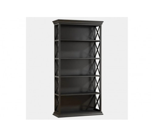 Стеллаж 6-ярусный с X-узорами - 180×83×32 см