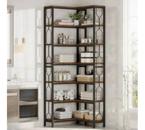 Угловой 7-ярусный стеллаж Etagere 11 – экономия пространства со стилем