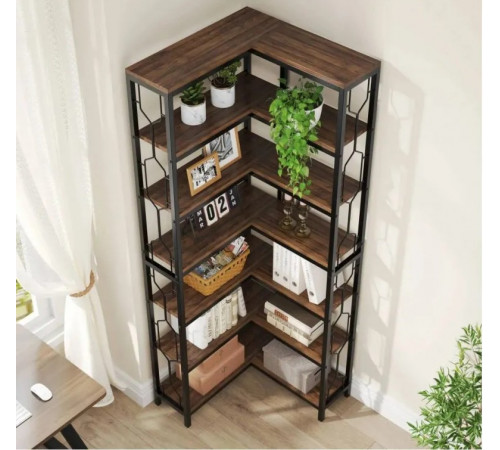 Угловой 7-ярусный стеллаж Etagere 11 – экономия пространства со стилем