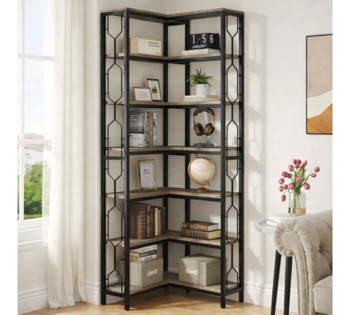 Угловой 7-ярусный стеллаж Etagere 11 – экономия пространства со стилем