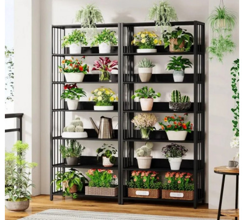 6-ярусний  стелаж з відкритими полицями — стиль LOFT