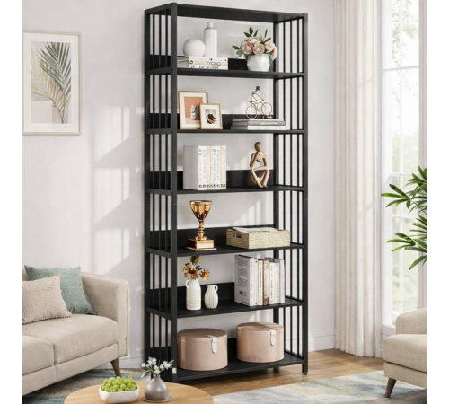 6-ярусний  стелаж з відкритими полицями — стиль LOFT