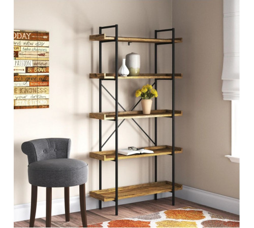 Стеллаж Castellon Etagere – стильный и вместительный, 173,6×66×30,5 см.