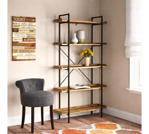 Стеллаж Castellon Etagere – стильный и вместительный, 173,6×66×30,5 см.