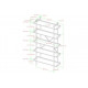 Стеллаж Castellon Etagere – стильный и вместительный, 173,6×66×30,5 см.
