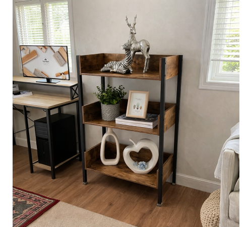 Стеллаж Chrystin – современный компактный дизайн 76×58×30 см.