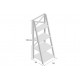 Стеллаж Derrik Ladder — 4 яруса, открытые полки, 142×50×45 см.