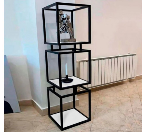 Стеллаж MSMLOFT – открытые полки на металлическом каркасе.