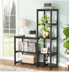 Стелаж Etagere 5-ярусний для дому, чорний.