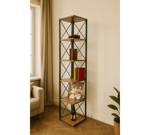 Стеллаж Etagere 6-ярусный - 6 открытых полок, высота 180 см.