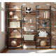 Стелаж Etagere 8 — 17 відкритих полиць, 176×176×30 см