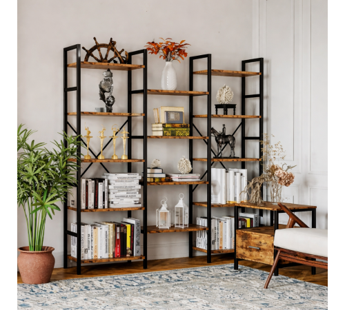 Стелаж Etagere 8 — 17 відкритих полиць, 176×176×30 см