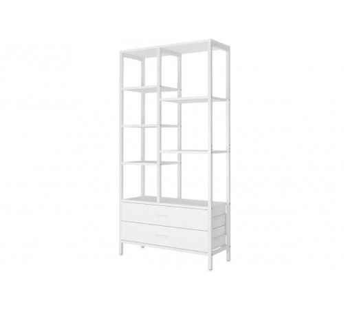Стеллаж Etagere 8 с полками и 2-мя ящиками, белый