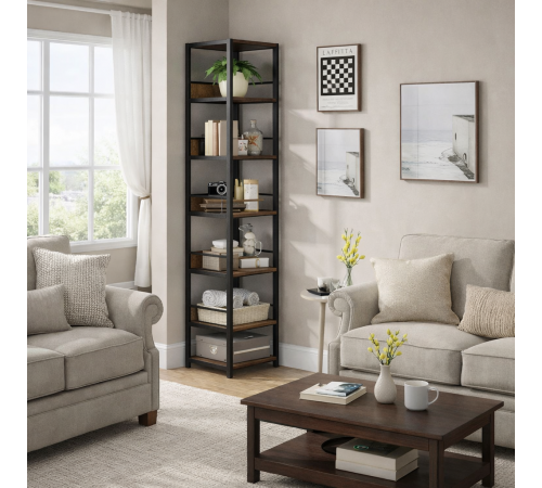 Стелаж Etagere 9 — 6 відкритих полиць, висота 190 см