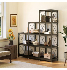 Стелаж Etagere на 12 полиць, чорний