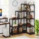 Стеллаж угловой 5-ярусный — открытый стеллаж для дома или офиса