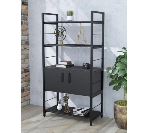 Стелаж L‑155 з дверцятами — 70×155×37.5 см