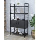 Стелаж L‑155 з дверцятами — 70×155×37.5 см