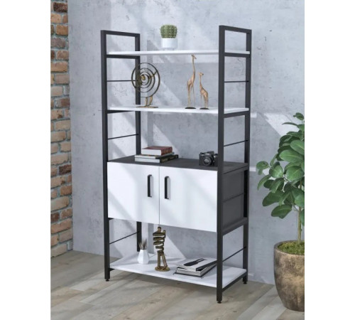 Стелаж L‑155 з дверцятами — 70×155×37.5 см