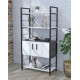 Стелаж L‑155 з дверцятами — 70×155×37.5 см