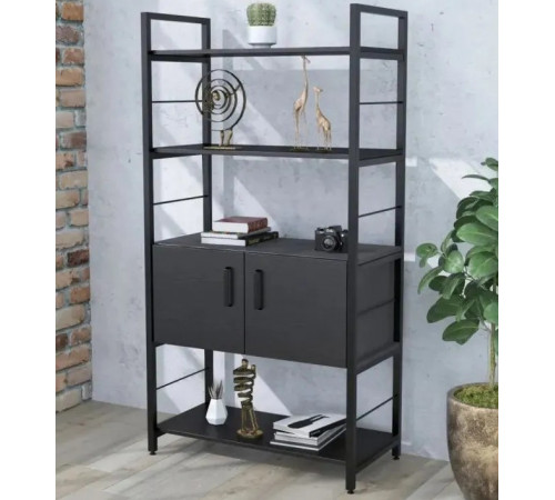 Стелаж L‑155 з дверцятами — 70×155×37.5 см