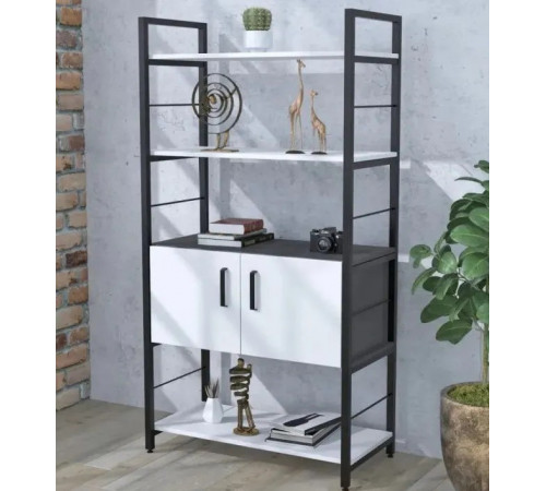 Стелаж L‑155 з дверцятами — 70×155×37.5 см