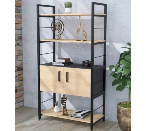 Стелаж L‑155 з дверцятами — 70×155×37.5 см