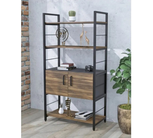 Стелаж L‑155 з дверцятами — 70×155×37.5 см