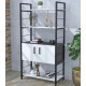 Стелаж L‑155 з дверцятами — 70×155×37.5 см