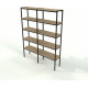 Стеллаж Loft 4 — 157×35×210 см