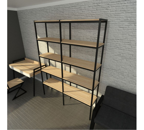 Стеллаж Loft 4 — 157×35×210 см