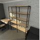Стеллаж Loft 4 — 157×35×210 см