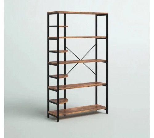Стеллаж Roan Etagere – 5 больших + 4 секторных полки, 173,5×100×34 см.