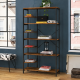 Стеллаж Roan Etagere – 5 больших + 4 секторных полки, 173,5×100×34 см.